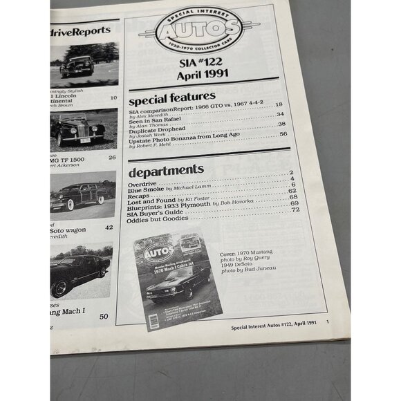 vintage special interest autos April 1991 English 72 pages READ - Picture 4 of 4